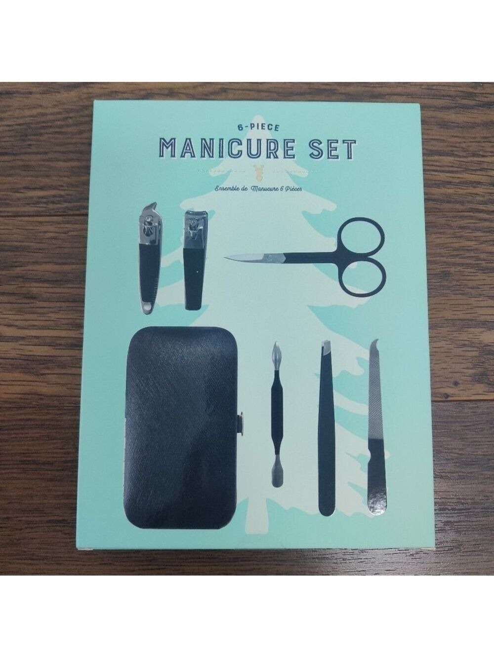 Indigo Holiday 6pc Manicure Set NWT Travel Case - Picture 2 of 4